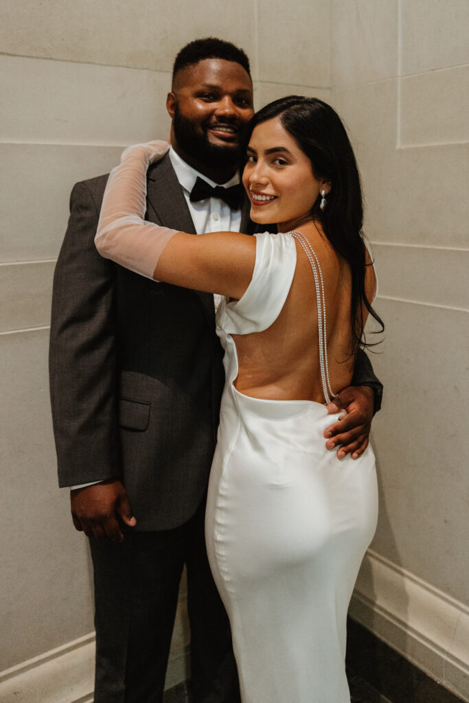 vintage inspired engagement fashion | National Gallery of Art engagement photos