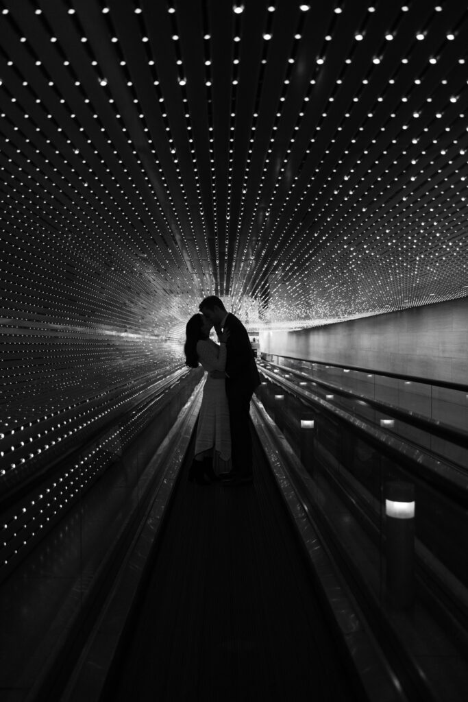 Engagement photos in the National Gallery of Art's Multiverse installation